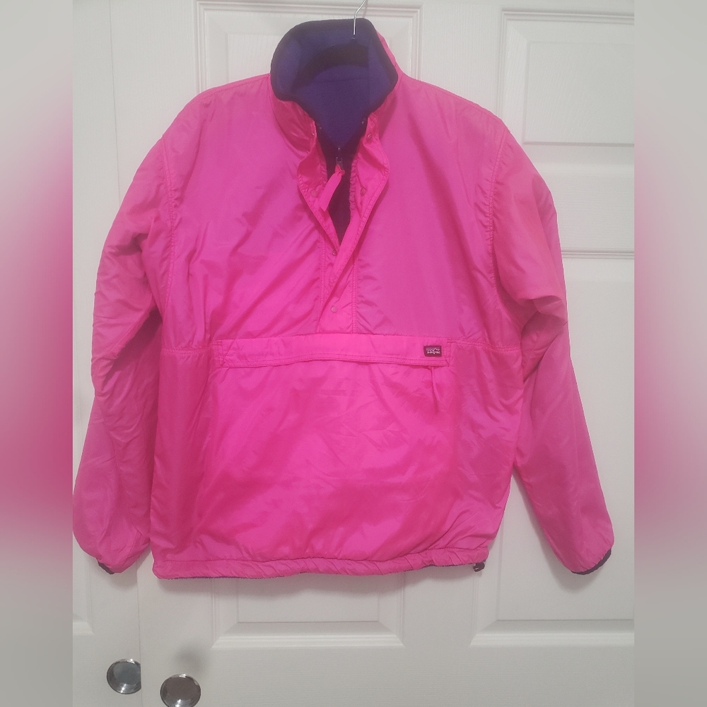 PATAGONIA Vintage GLISSADE SYNCHILLA  WOMENS REVERSIBLE PULLOVER.
